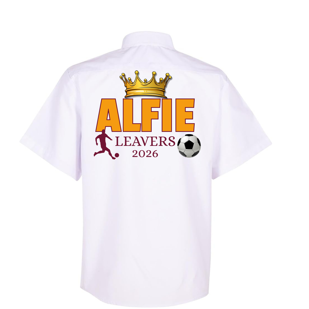 School Leavers Shirt football