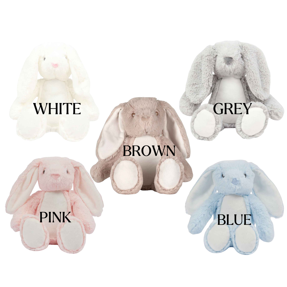 Personalised Bunny Teddy Bear, Create Your Own Photo Teddy Bear