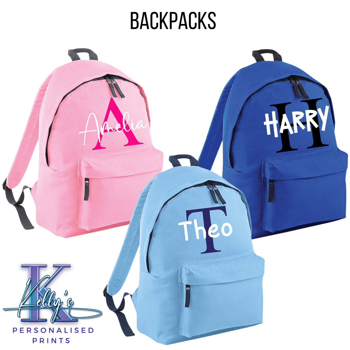 Personalised Mini School Backpack, 9 Litres