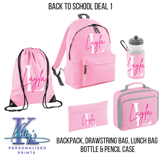 Back to school Bundle 1, Personalised Back to school set