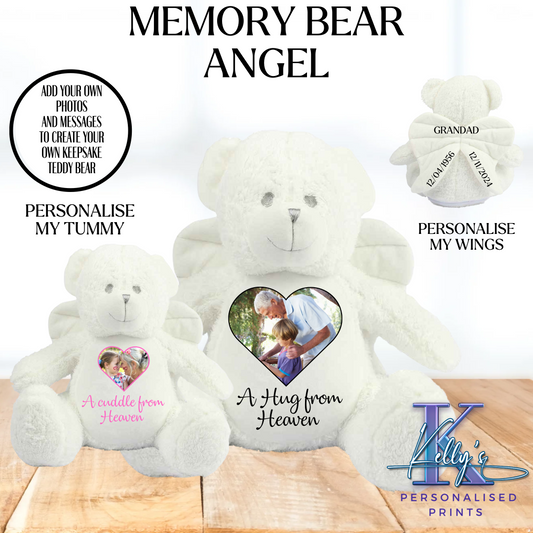 Memory Angel Teddy Bear A hug from Heaven
