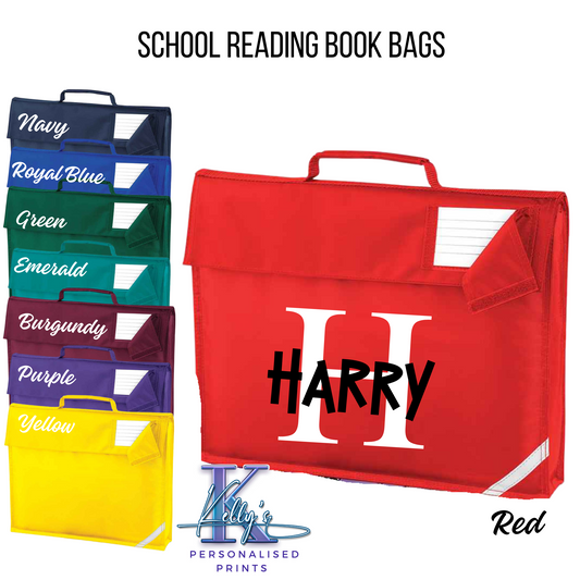 Personalised Book bag, Junior Book Bag