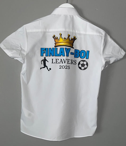 School Leavers Shirt football