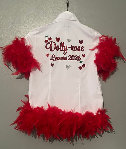 Cherry & Hearts School Leavers Shirt