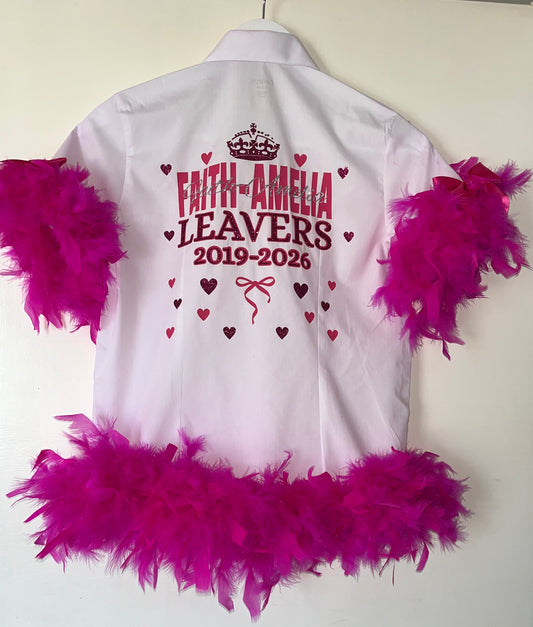 Bows & Hearts School Leavers Shirt