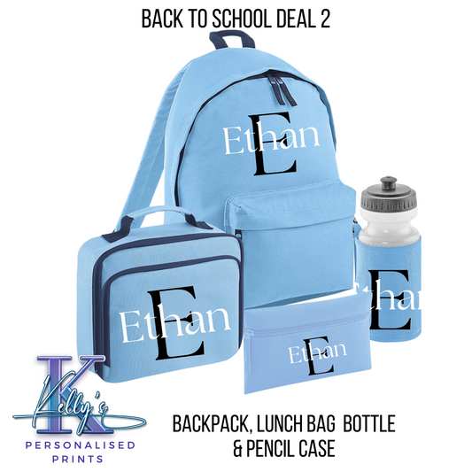 Back to school Bundle 2, Personalised Back to school set