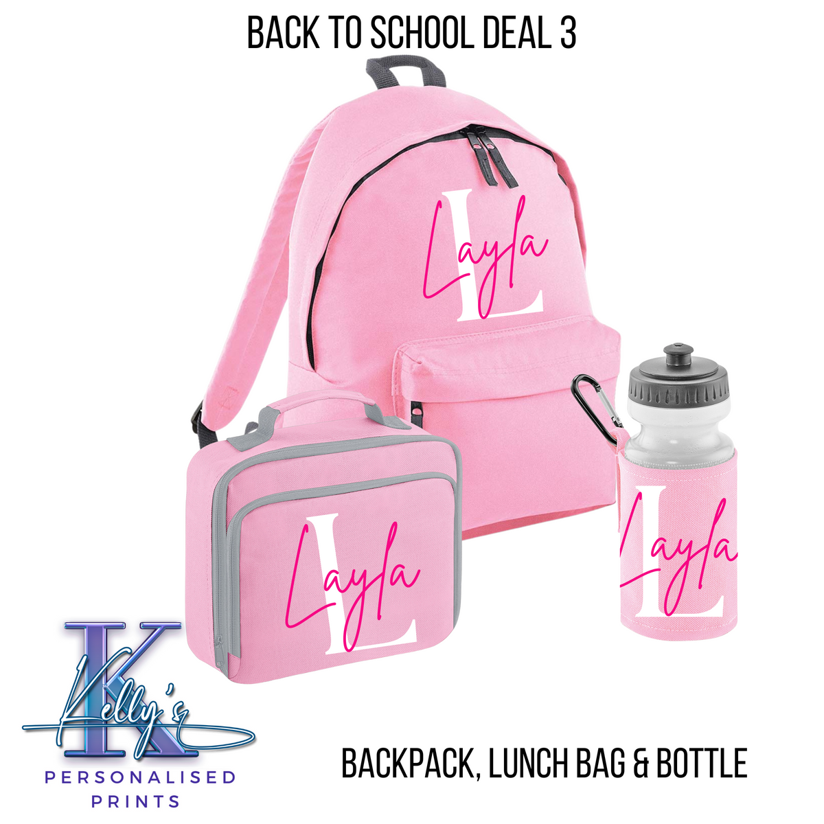 Back to school Bundle 3,Personalised Back to school set