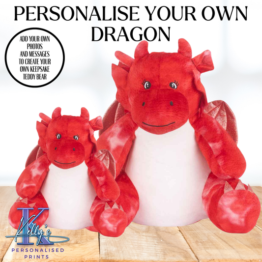 Personalised Dragon Teddy Bear