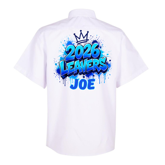 School Leavers Shirt Graffiti
