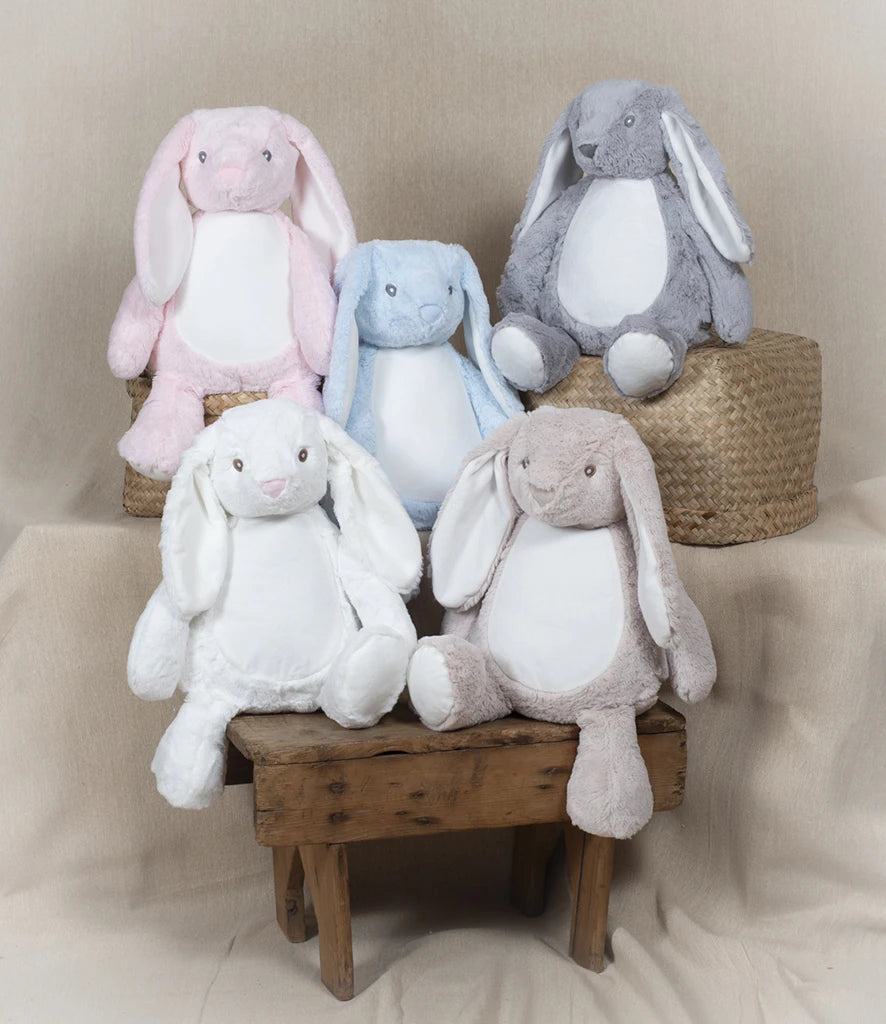 Personalised Bunny Teddy Bear, Create Your Own Photo Teddy Bear